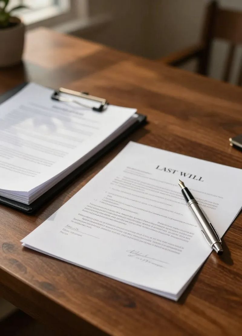 Professional mobile notary reviewing documents during a Jacksonville appointment